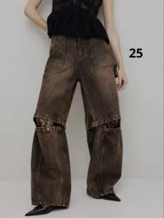 正規品 AMERI MEDI 2WAY REMOVE DENIM PANTS