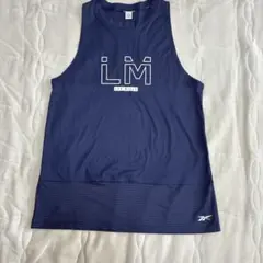 LES MILLS レズミルズ リーボック タンクトップ 紺
