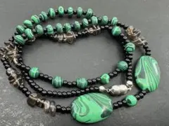 M8067 天然石　ネックレス　ヴィンテージ アクセサリー
