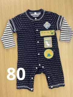 恐竜柄 カバーオール 80 長袖のサムネイル