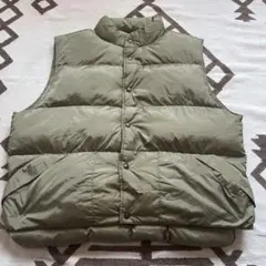 美品80s USA製 L.L.Bean ダウンベスト ベージュ