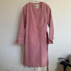 Apuweiser-riche ピンク ロングコートサイズ1