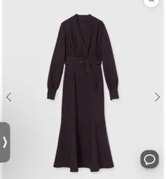 【訳あり】2025✨アニュアンス ノーカラーナローワンピース 美ライン