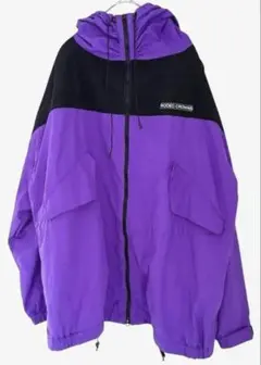 RODEO CROWNS バイカラー ナイロンジャケット 紫黒