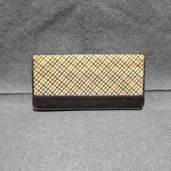 DAKS チェック柄 二つ折り財布