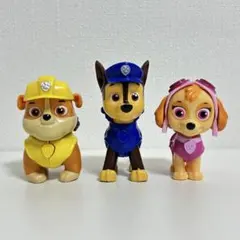 パウパトロール　チェイス　スカイ　ラブル　３個セット　レゴ互換　おもちゃ　人形