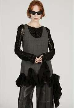 PRANKPROJECT Deep V-Neck Lace All-In-One - メルカリ