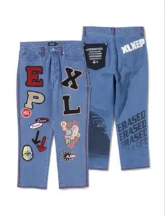 XLARGE x ERASED 限定コラボ デニムパンツのサムネイル