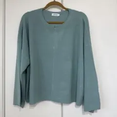 LEPSIM レプシィム 長袖ニット トップス ライトブルーグリーン