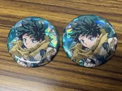 ヒロアカ　10周年缶バッジ　デク