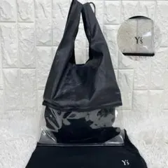 美品Y's ワイズ ヨウジヤマモト ショルダーバッグ ナイロン レザー