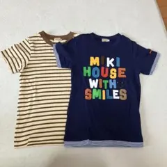 MIKI HOUSE Tシャツ 2枚セット 100cm
