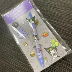 【新品】モスバーガー MY MELODY × KUROMI ボールペン（クロミ）