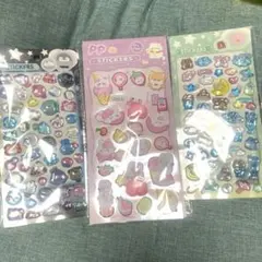 シール 3点セット おしりシール 立体シール