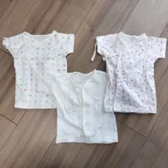 mikihouseベビー短肌着 3枚セット