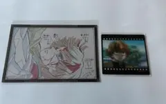 鬼滅の刃 ダイニング お楽しみくじ フィルム風クリアカード 善逸＆お裾分けポスカ