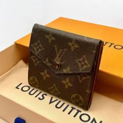 ルイヴィトン モノグラム ポルト モネ ビエ Wホック 三つ折り財布 廃盤 ④