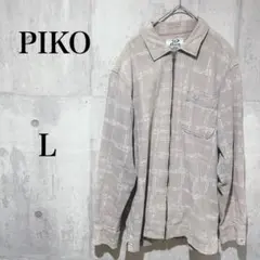 シャツ 長袖 チャック