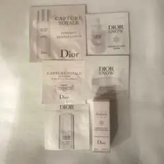 Dior ディオール　スノー　スキンケアサンプル 6点セット　試供品　旅行用