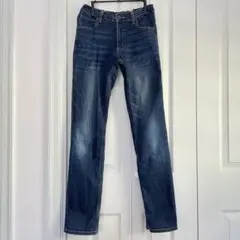 EDWIN スリムフィット デニムパンツ ダークブルー 170