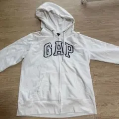 Gap ジップアップパーカー ホワイト Lサイズのサムネイル