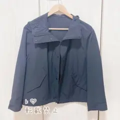 UNIQLO コットンブレンドパーカ BLACK