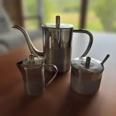 一守堂（早川器物）【コーヒーポット3点セット（リップル）】 - メルカリ