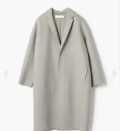 GALERIE VIE ライトメルトン チェスターコート 34 ライトグリーン