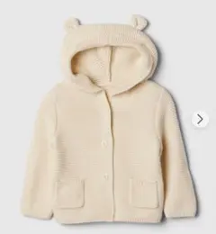 gap baby くまさんカーディガン 80cm フレンチバニラ