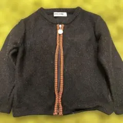 SONIA RYKIEL ブラックカーディガン 100