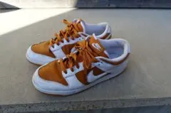 NIKE ダンク　カリー　スニーカー オレンジ/ホワイト　28.0cm