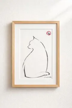 *未使用品*　山口一郎さん　原画　ネコ　М NORIKota様専用 *未使用品* 山口一郎さん 原画 ネコ М - メルカリ