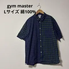gym master 半袖チェックシャツ Lサイズ 35のサムネイル