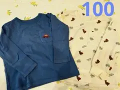 ユニクロ　GU 長袖Tシャツセット　100