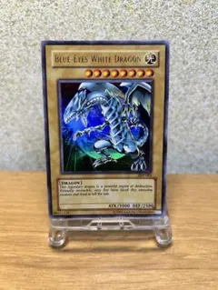 ブルーアイズ・ホワイト・ドラゴン 青眼の白龍 ウルトラレア 英語 JM