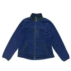 L.L.Bean フリースジャケット POLARTEC USA製 ネイビー90s