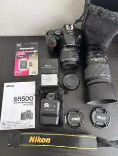 豪華レンズ 3本】Nikon D5100ダブルズーム+単焦点35mm予備電池付