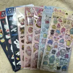 サンリオ　キラキラカプセルシール　うるちゅるぽっぷシール　キティ　シナモロール