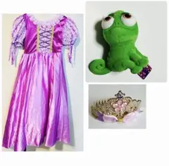 ラプンツェル　ぬいぐるみ　ドレス　ティアラ　ディズニー　プリンセス　Disney