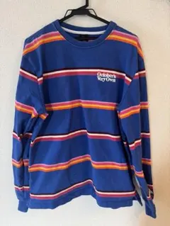 October's Very Own ストライプ トレーナー Lサイズ