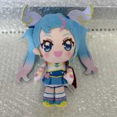 わんだふるぷりきゅあ!　コロっとまんまる　プリフェイスぬいぐるみ　キュアスカイ