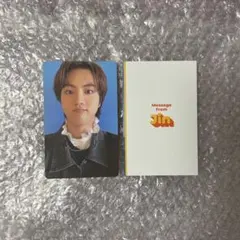【BTS】Butter JIN ジン トレカ メッセージカード