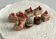 ミニチュアケーキ★チョコレート★ミニチュアスイーツ★フェイクスイーツ★ブライス