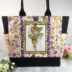 ロラライハリス♡ラストブルーWデニム♡刺繍のショルダーバッグ