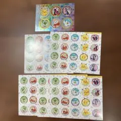 ポケモンご褒美　シールセット 5シート おめでとうメッセージシール付