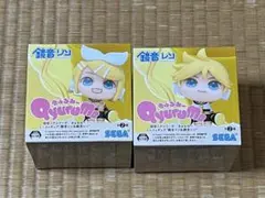 初音ミク きゅるみー フィギュア 鏡音リン 鏡音レン 2種セット