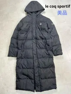 〈美品〉le coq sportif ルコック【L】ロングダウン ダウンコート