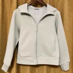 UNIQLO ミントグリーン ジップアップパーカー 140
