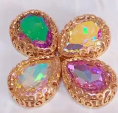 豪華台座AAAAA級レアcolor♪ビジューアソート♡4個