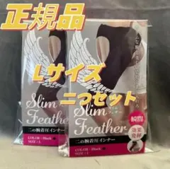 Slim Feather スリムフェザー 二の腕着圧インナー Lサイズ-2点3